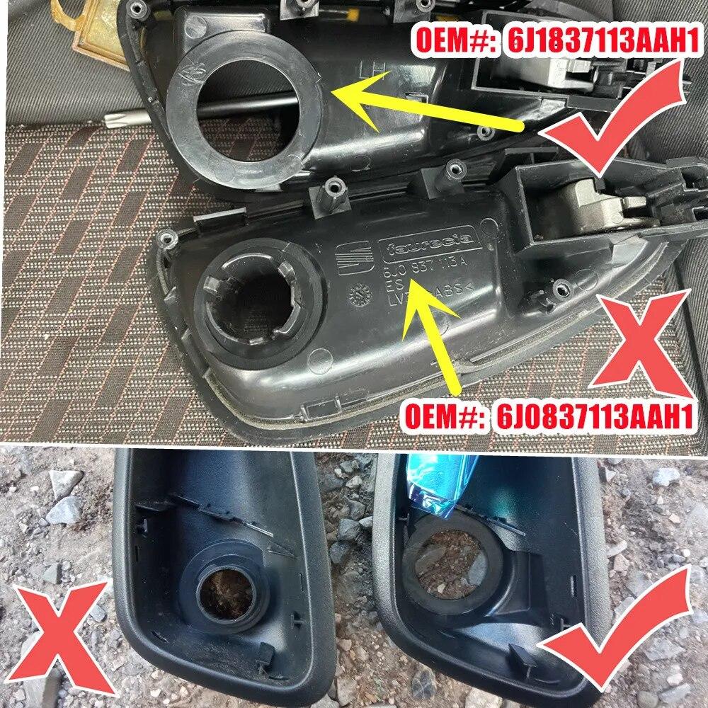 Vänster Höger Auto Interiör Insida Inre Dörrhandtag För Seat Ibiza 2009 2010 2011-2017 Biltillbehör 6J1837113A 6J1837114A