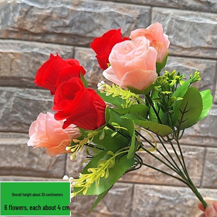 

Large Silk Rose Bouquet for Living Room, Wedding & Vase Decor - Fake, Plastic & Dried Flower Options