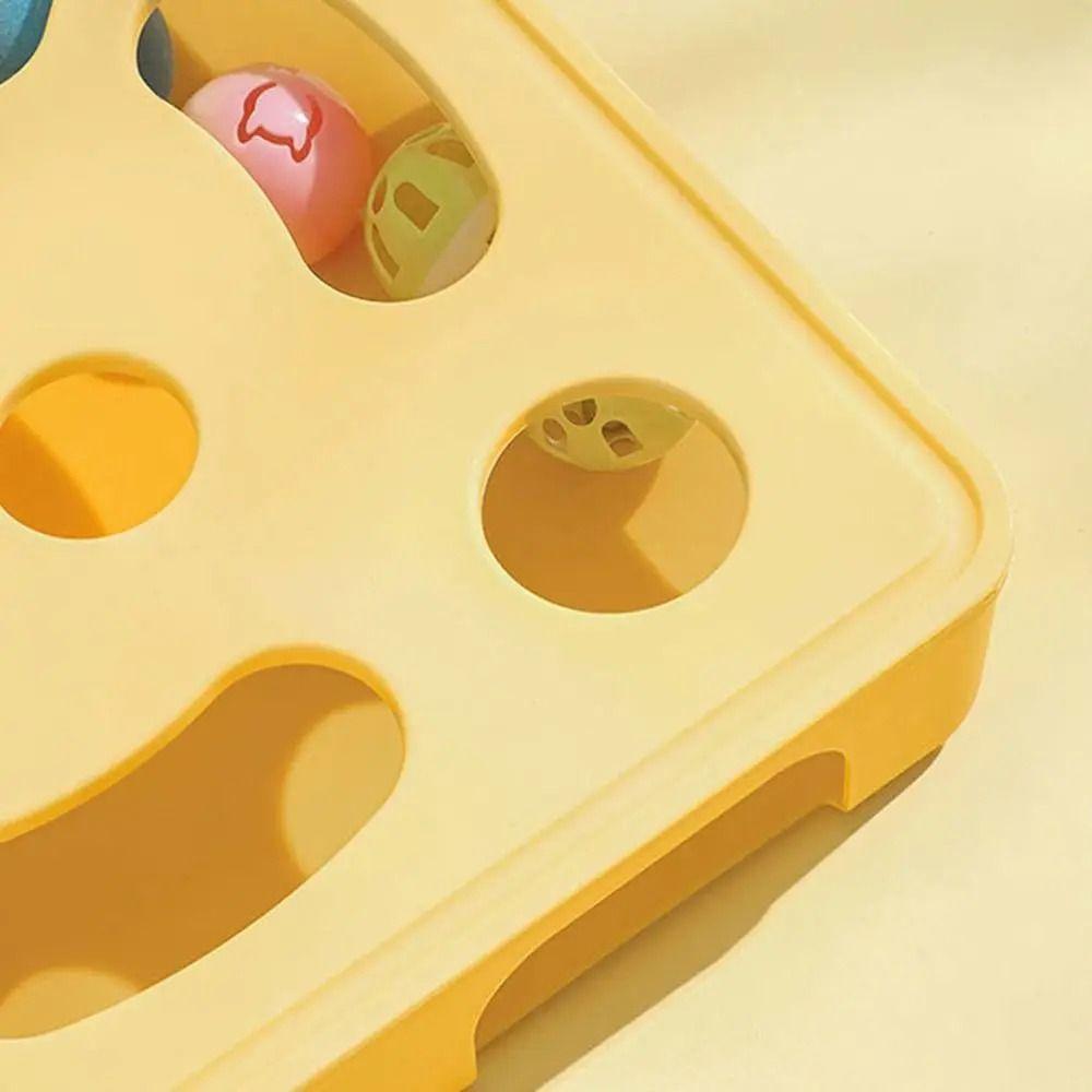 with Ball Cat Teasing Box with Feather Cat Exercise Toy Cat Puzzle Box  Pet Entertainment Supplies