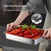 Chahua 304 Stainless Steel Multipurpose Rectangular Serving Tray