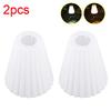 1-3Pcs White Lampshade Cover Flashlight Lampshade Bedroom Bedside Household Bulb Dustproof Decor Outdoor Camping Light Covers