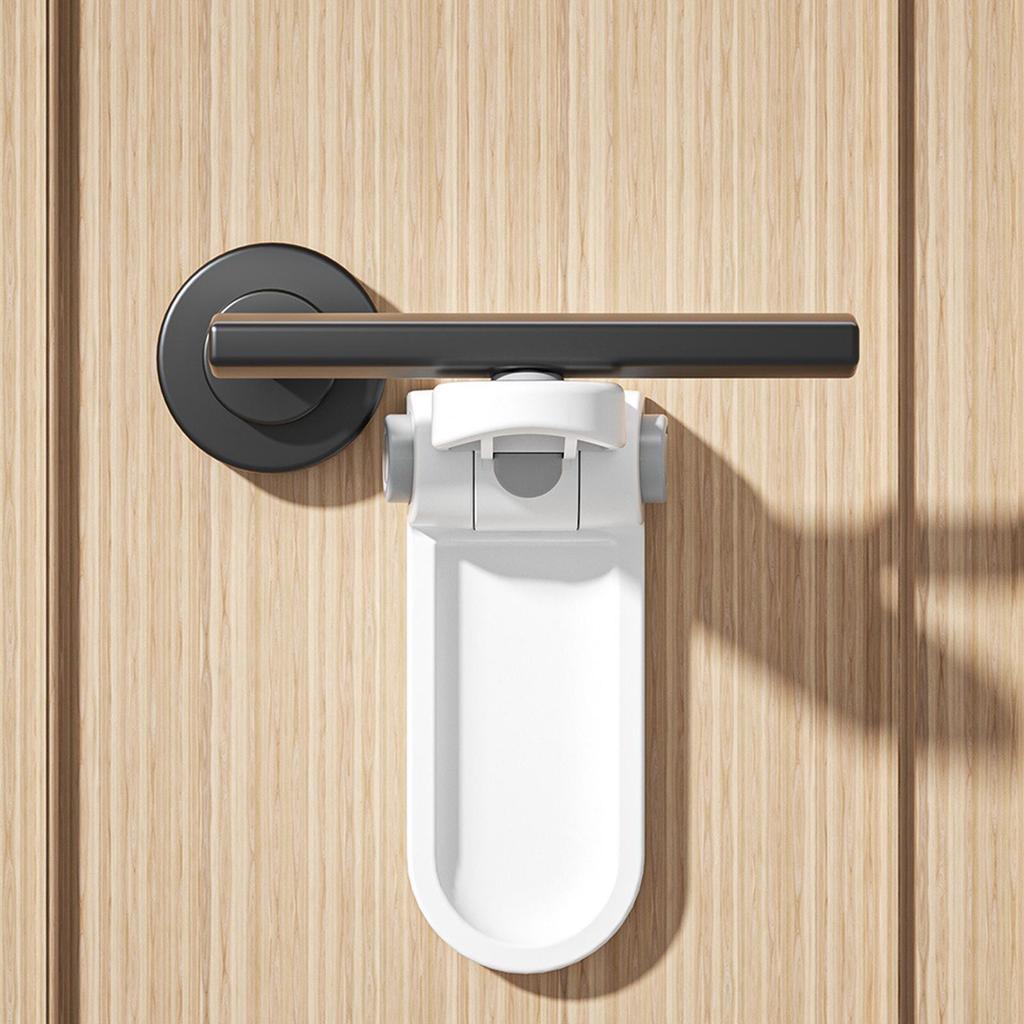 Multifunktionaler Kindersicherer Türgriff Sicherheitsverriegelung Hochbelastbar Babyschutz Sicherheitsriegel Für Balkon Küche Wohnung