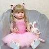 Bambole Reborn Bambola in Vinile in Silicone a Corpo Intero 55cm Rosa Bellezza Ragazza Realistica Bewborn Baby Principessa Bebe Bambole Reborn Doll Giocattoli