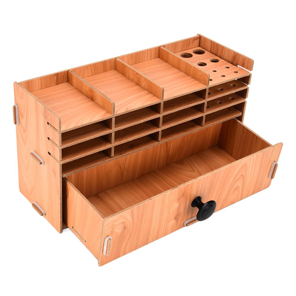 Strass Aufbewahrungsbox DIY Holz Mehrschichtige Fächer Strass Werkzeug Organizer für Strasssteine Ohrringe Halsketten