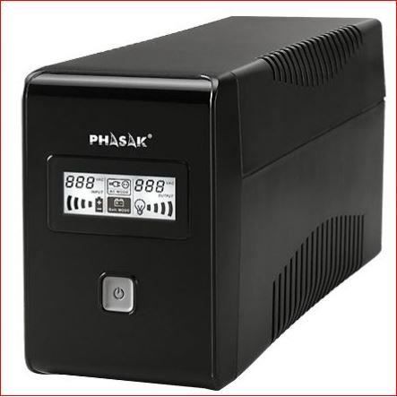 PHASAK UPS/ΑΔΙΑΛΕΙΠΤΗ ΠΑΡΟΧΗ ΕΝΕΡΓΕΙΑΣ 650 VA LCD ΔΙΑΔΡΑΣΤΙΚΟ