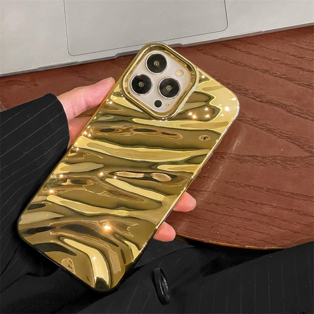 Wavy Pattern Candy Color Phone Case For iPhone 13 Case iPhone 14 15 Pro 11 12 Pro Max X XR XS 7 8 Plus SE Soft Shockproof Cover