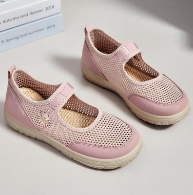 Damenschuhe Atmungsaktive Vulkanisierte Schuhe Bequeme Damen Tanz Arbeitsschuhe Atmungsaktives Mesh Lässige Walking Schuhe Damen