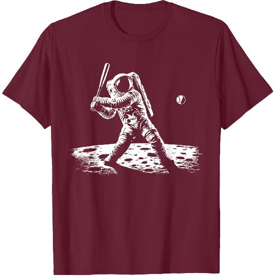 Baseball Neuheit Astronaut Männer Frauen Kinder Lustiges Baseball T-Shirt
