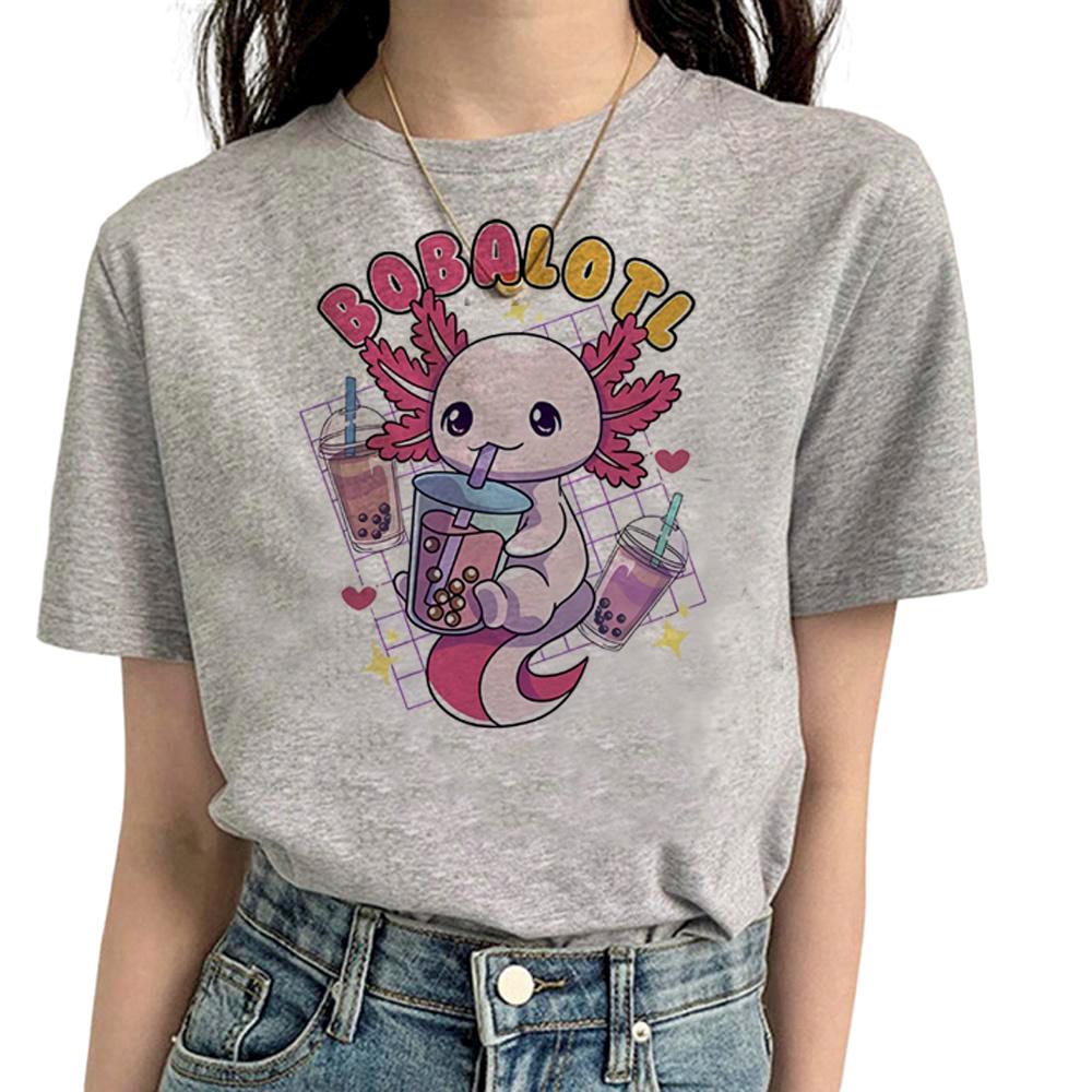 Axolotl tshirt Women funny tshirts feUnisex Unisexga comic anime clothes