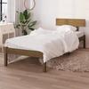 VidaXL Bed Frames Honey Brown Solid Pine Wood 90x190 Cm UK Single