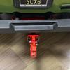 RC Aluminum Tow Trailer Hitch Shackle Hook for Axial SCX6 Upgrade 1/6 Scale Rear Bumper RC Crawler,Red