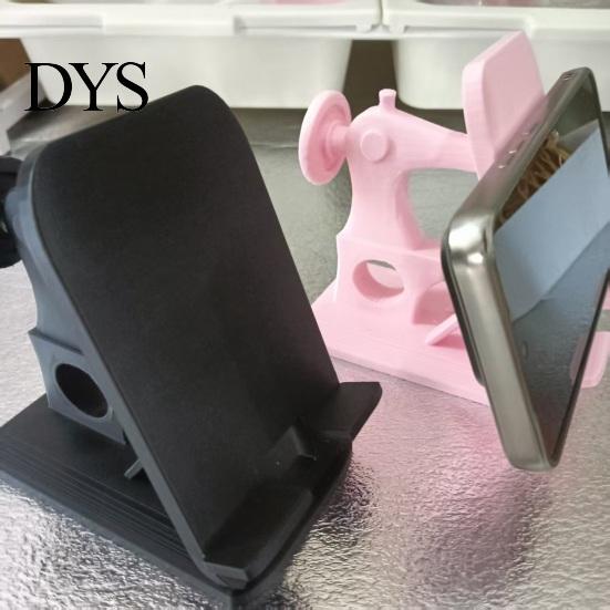 Handmade Craft Studio Decor Retro Sewing Machine Phone Stand, 3D Printed Desktop Holder for Cell Tablet, Desk Enthusiasts Hands Free Mount Tutorials,