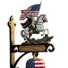 250. Jubiläums-Türklingel 1776-2026 Aufhängbar Manuell Klingelnd Dekorative Glocke Vintage für Sammler und Patrioten