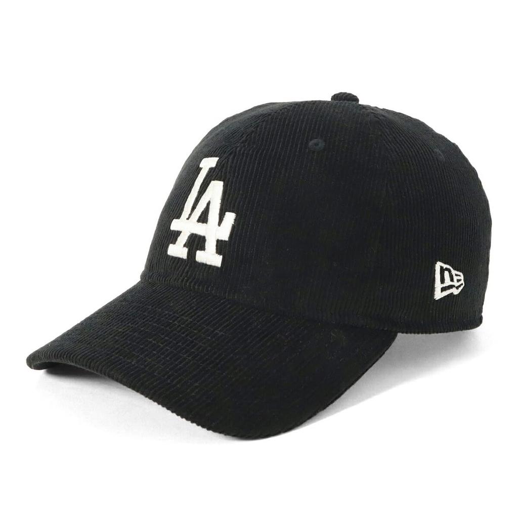 New Era 920LS Micro Corduroy Los Dod Black 9TWENTY MLB Micro LA Black Cap, M/L, Corduroy,