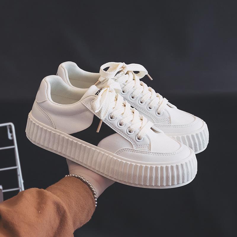Fashion Vulcanized Shoes Women Canvas Sneakers Autumn 2025 Fashion Casual Sports Running Shoes Woman Flats Footwear Zapatos Mujer
