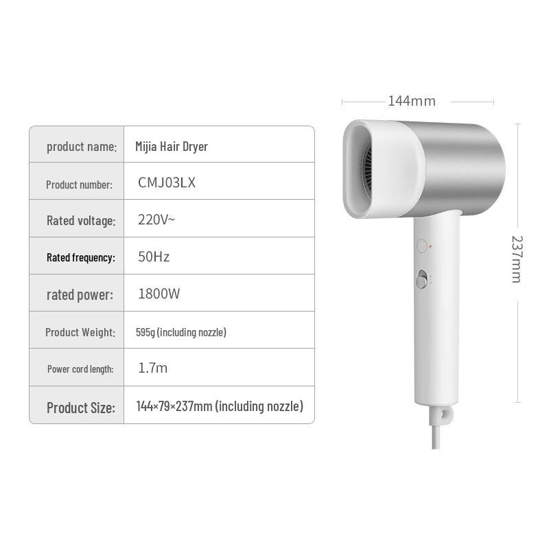 Mijia Xiaomi H500 Water Ion Hair Dryer