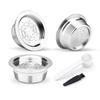 Reusable Refillable Coffee Capsule Cup For Lavaz-za A Modo Mio Jolie Espria Idola Stainless Steel Metal Coffee Capsules Cup Pod