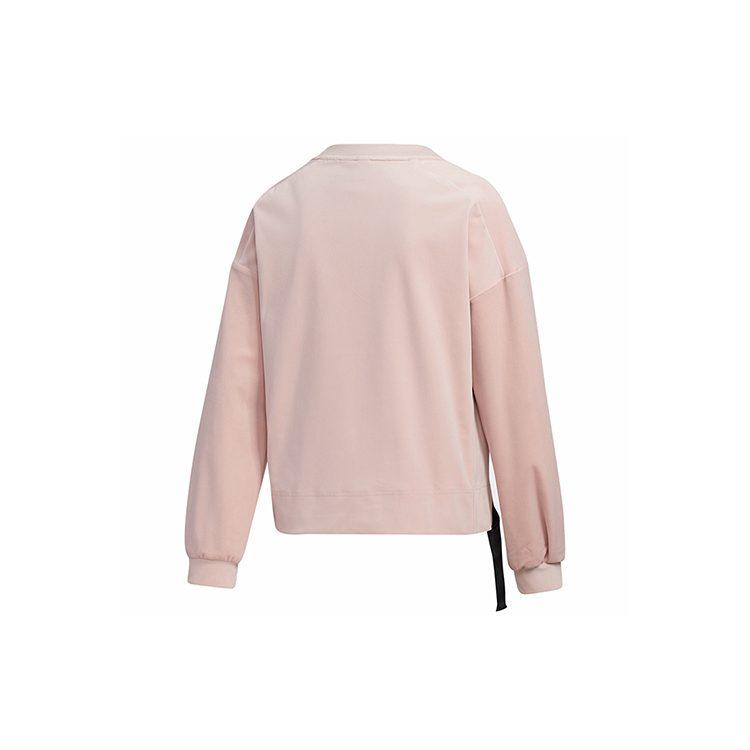 Adidas Sweatshirts Women's Vibrant Pink Crew Neck Moderate Regular GM1462