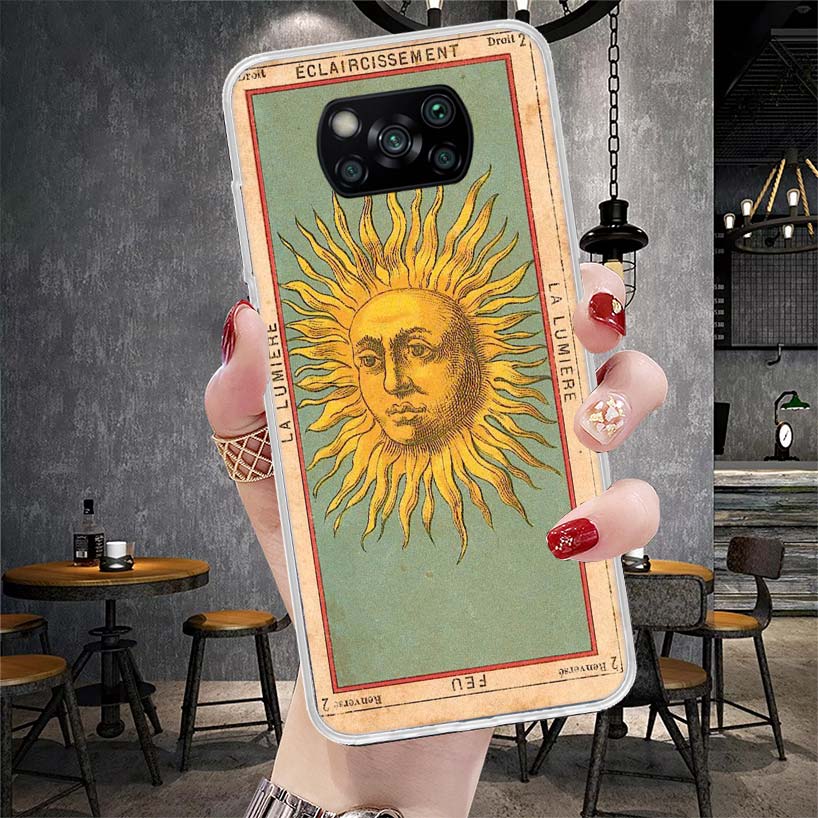 

Арт с гаданием на картах Таро Мягкий чехол для телефона для Xiaomi Redmi 15C 15 13C 13 Poco X5 X6 X7 F7 Ultra M7 12C 12 10 10C 9C 9A 9T 9 Fundas Redmi 13C