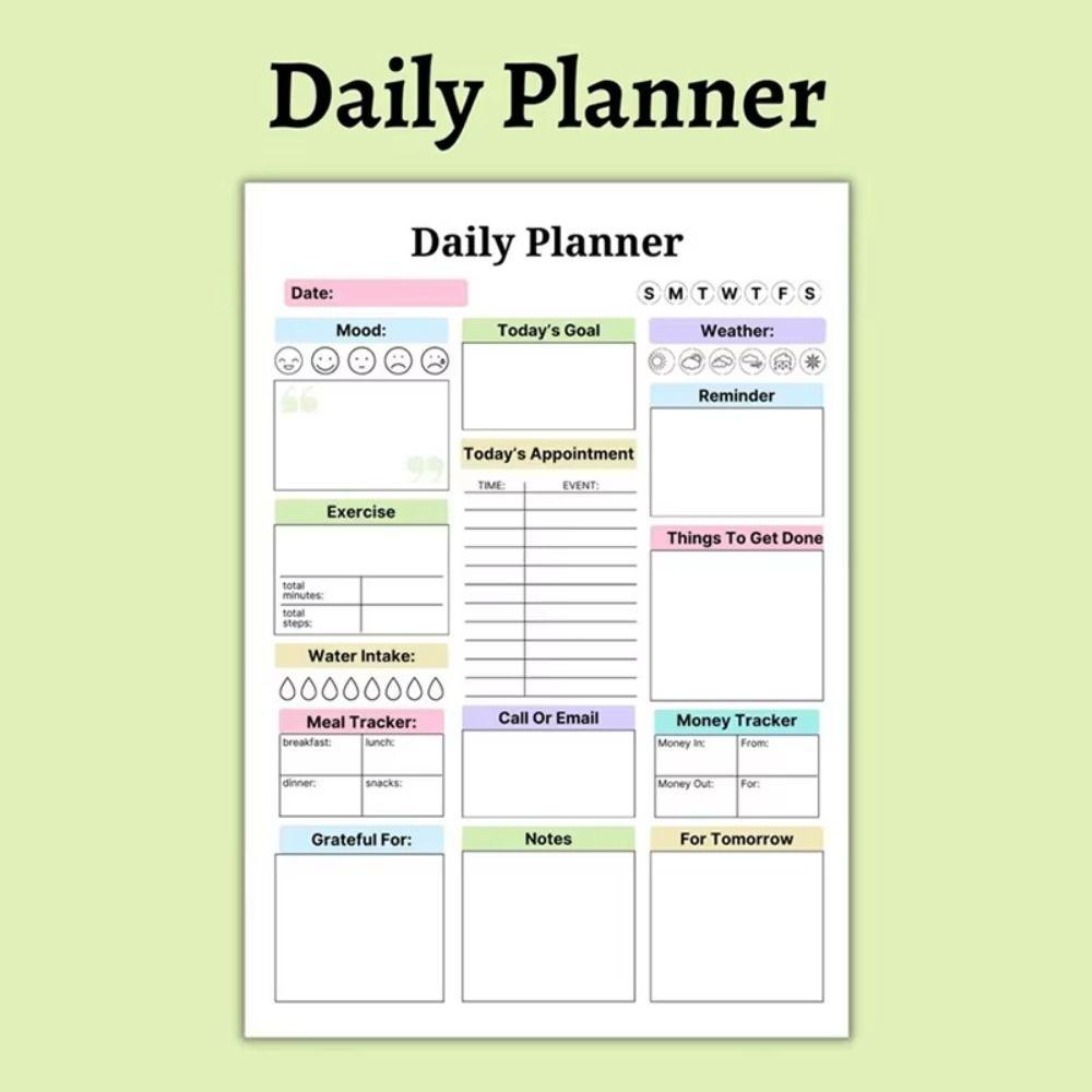 Professional Travel Planner Notebook Student Stationary Daily Use Notepad  School Supplies