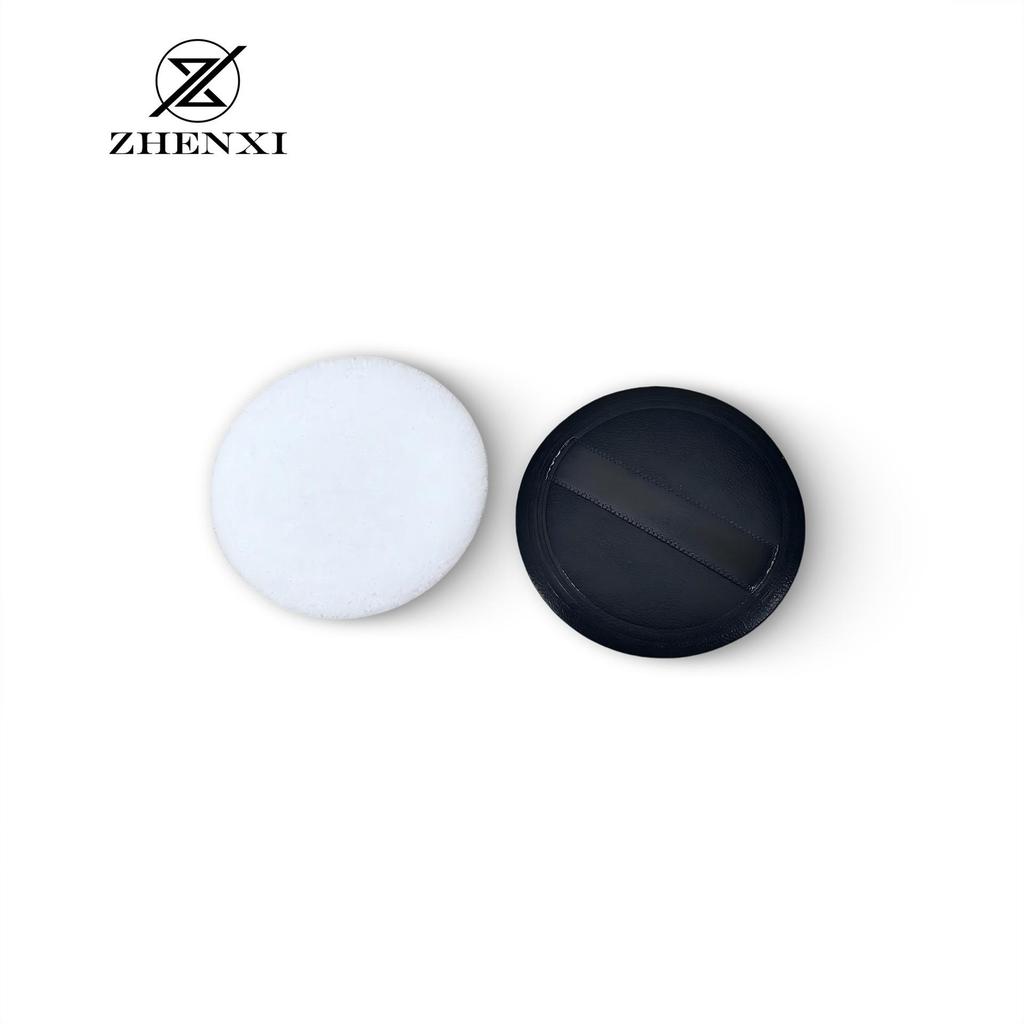 Gold 59mm Round Portable Thin Powder Compact for Blush, Highlighter, Contour, or Eyelash Storage