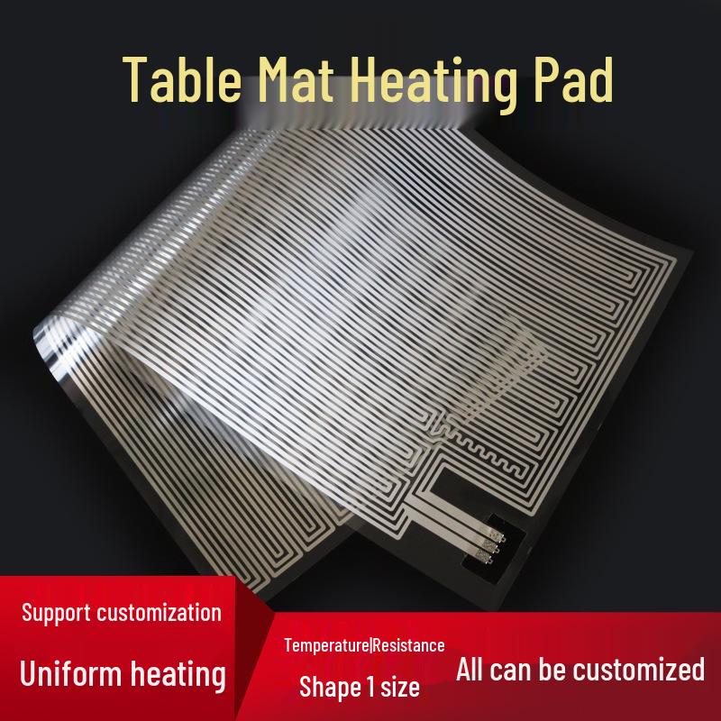 Low Voltage 24V Heated Desk Mat: Aluminum Alloy Hand Warmer & Pet Pad