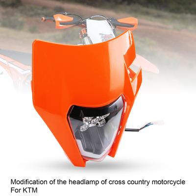 Universal Motorcycle Headlight Super Bright 5 LED DRL High/Low Beam Headlamp