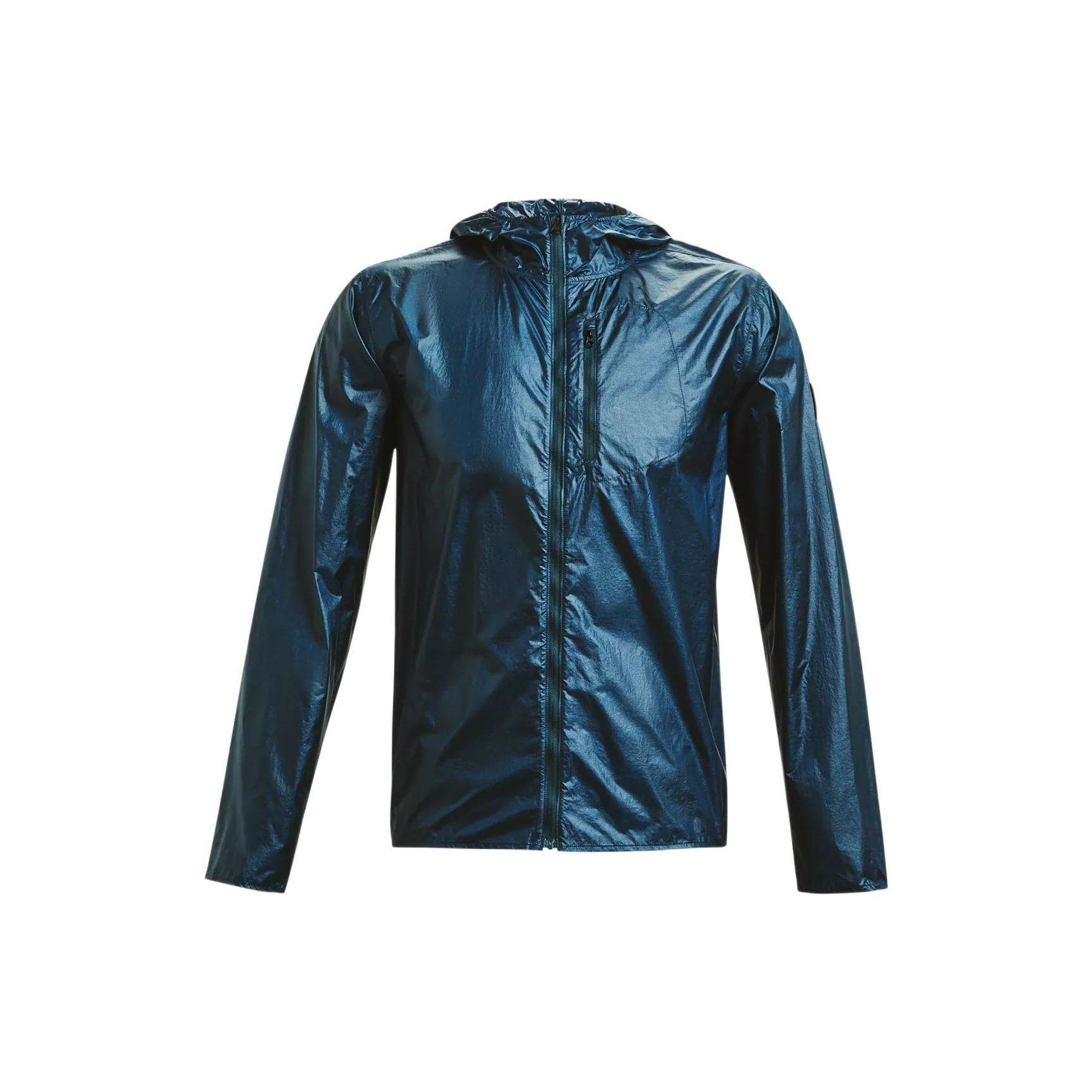 

Under Armour Od Impasse Solid Color Protective Hooded Sports Jacket Men Jacket Blue 1350943-413 XL