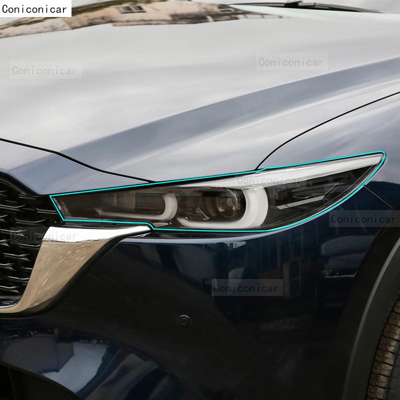 Car Headlight Protection Transparent Anti-Scratch Protective Film TPU Stickers For MAZDA CX-5   2024 Accessories