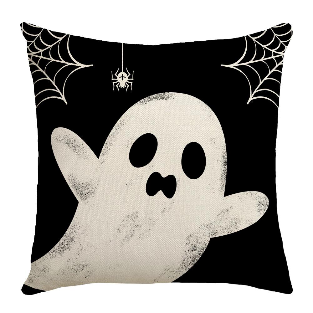 New Holiday Decoration Home Party Sofa Cushion Cover Pumpkin Ghost Cushion Pillow Cover Halloween Decoration