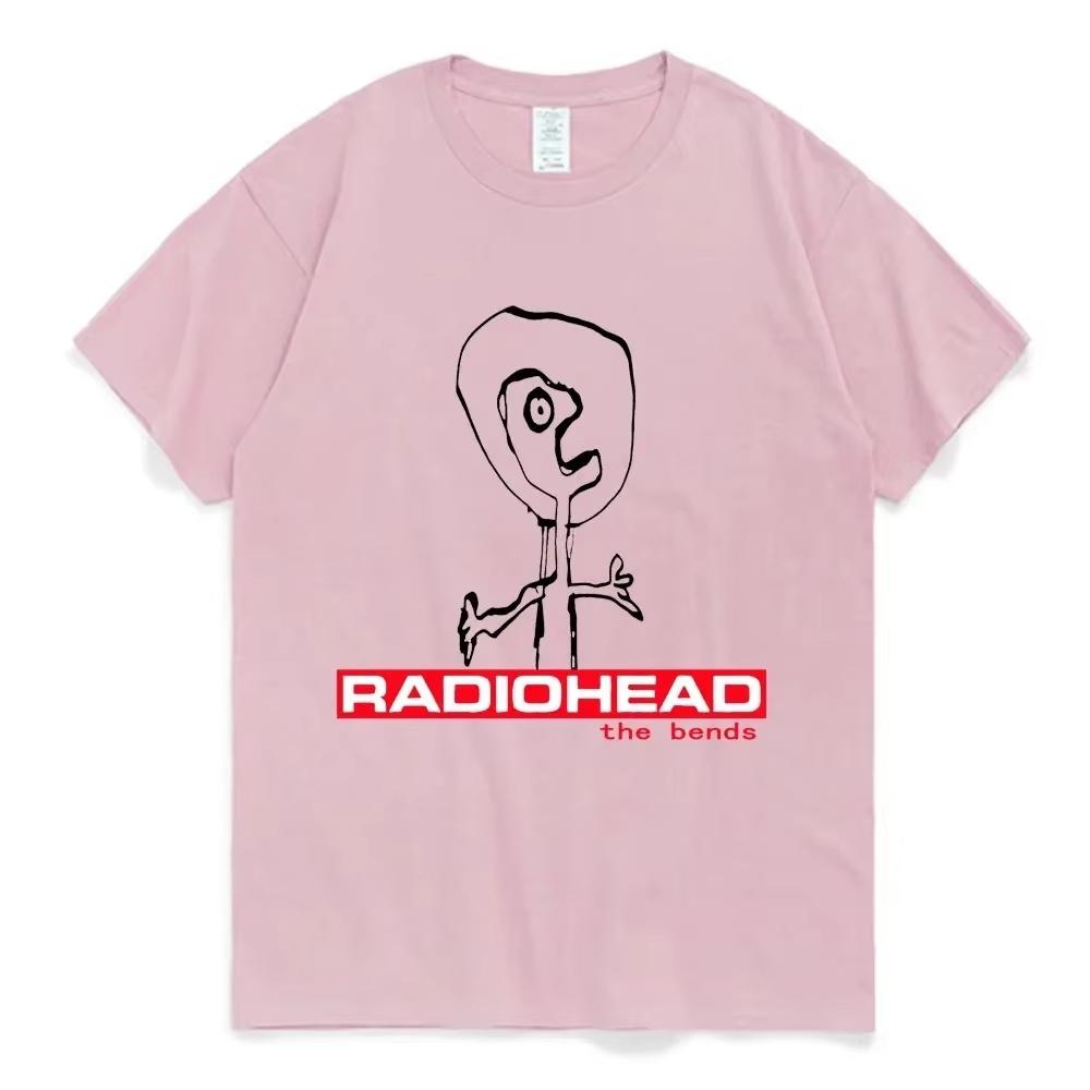 2025 Summer Radiohead The Bends Tshirt Men Women Cotton Tee Hip Hop Short Sleeve T Shirt Clothes T-shirts Tops Gift for Fans