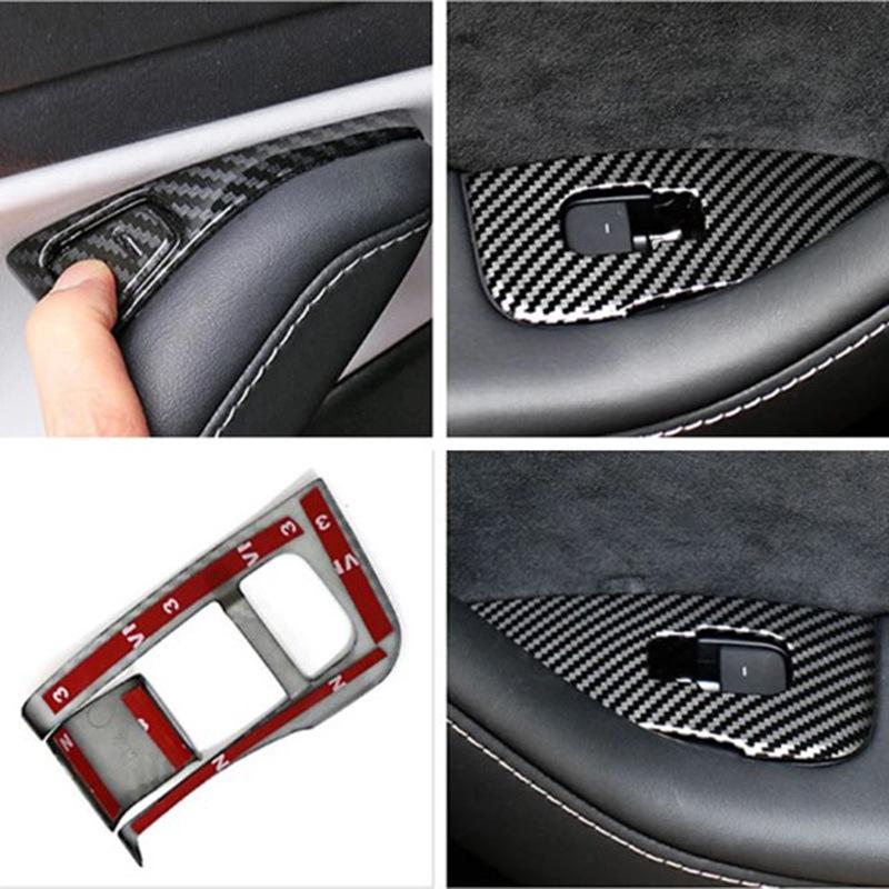 Tesla Model 3/Y Window Lifter Switch Frame Cover Sticker