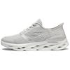 Slip-Ins Flash Technology Lightweight Comfortable Shock Absorbing Durable Low Top Running Shoes Women Sneakers Gray Silver 129505-GYSL