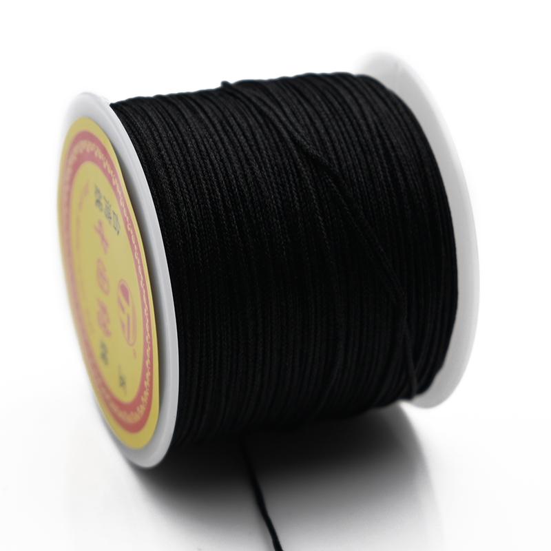 חוט ניילון 0.8 מ"מ חוט סיני קשר סיני חוט מקראמה צמיד שרשרת חוט שזור ל-DIY שרשרת שנדלה גדיל חרוזים יצירה