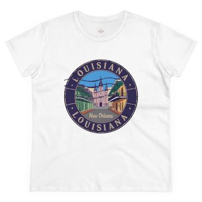 New Orleans Souvenir Tee, Travel Shirt, Louisiana Gift, Vacation Top, Women's