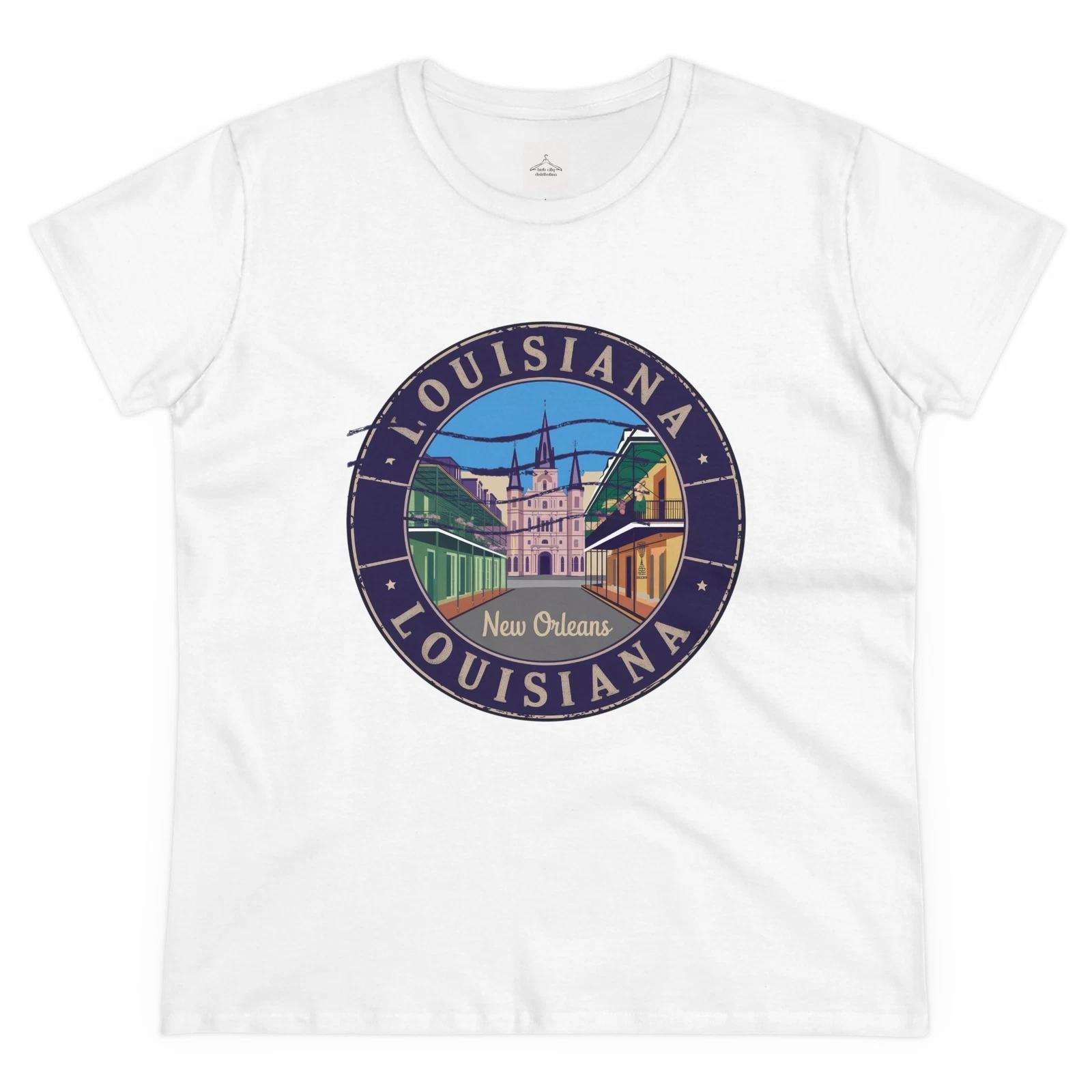 New Orleans Souvenir Tee, Travel Shirt, Louisiana Gift, Vacation Top, Women s S