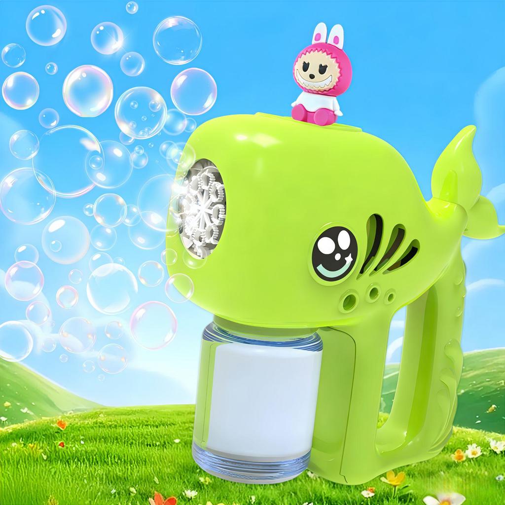 Popular Kid's 32-Hole Electric Bubble Gun - Automatic Handheld Toy for Bubbles