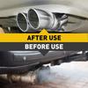 Universal Sport Dual Exhaust Pipes Muffler Trim Pipe Tail Tip Stainles Steel EOA