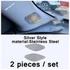 Audio Tweeter Speaker Cover Car A-pillar / trument Small Horn Stainless Steel Sticker Trim For Chevrolet Malibu 2016 -