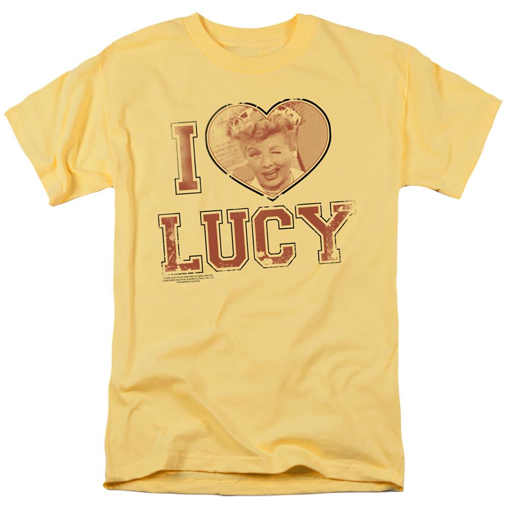I Love Lucy I Heart Lucy T Shirt Mens Licensed Classic TV Show Banana XXL