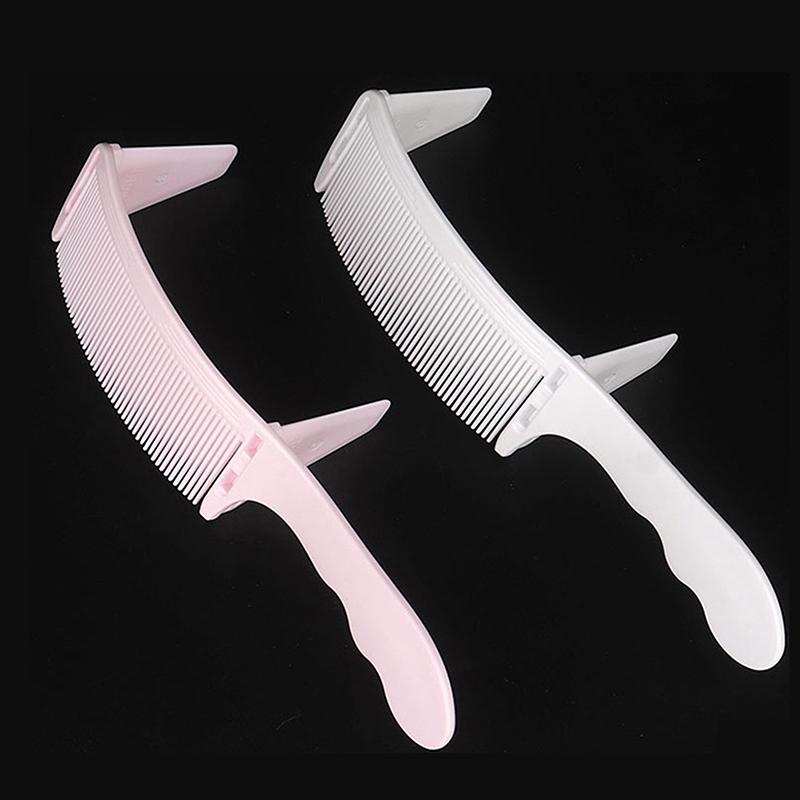 Man Curved Positioning Comb Adjustable S Arc Design Professional Barber Hair Cutting Hair Clipper Comb Hairdresser Styling Tools