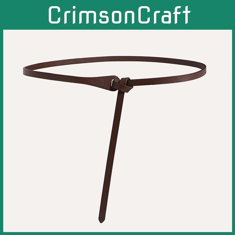 Pu Simple Waist Belt For Dresses With Adjustable Pin Buckle Women For