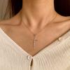 Stylish Sterling Silver S925 Faith Cross Pendant with O-Chain Necklace