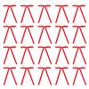 Set Of 20 Velvets Bowknot for Christmas Decoration Pre Tied Butterfly Knot with Twist Ties Gift Wrapping Ribbon Bows