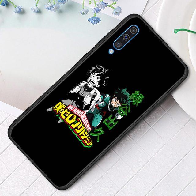 Silikon-Handyhülle für Samsung Galaxy A50 A70 A10 A20e A30 A40 A20s A10s A10e A80 A90 A60 A30s Cover Shell My Hero Academia