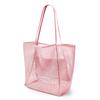 Beach Bag  Mesh Tote Bag  for Travel Pool Family Beach Vacation Cruise Essentials Organizer Storage Bags