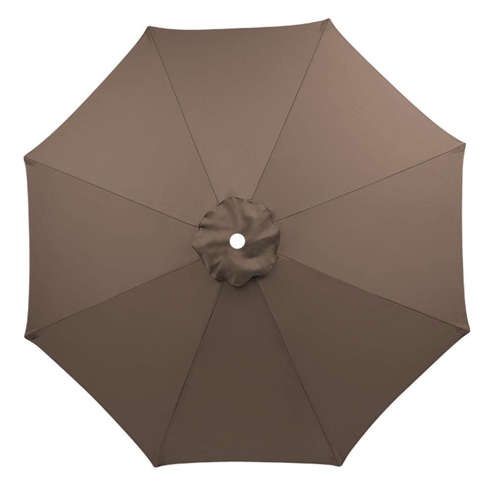 3 m 6 ribbor Uteparaply Ersättningsduk UV-beständigt Uteparaplyskydd Multifunktionell för Utomhusbruk