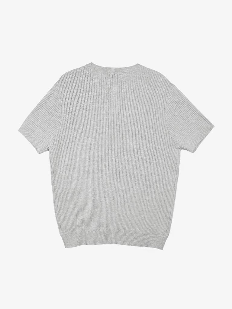 Ousa Henley Neck Short Sleeve Knit 2 Colors
