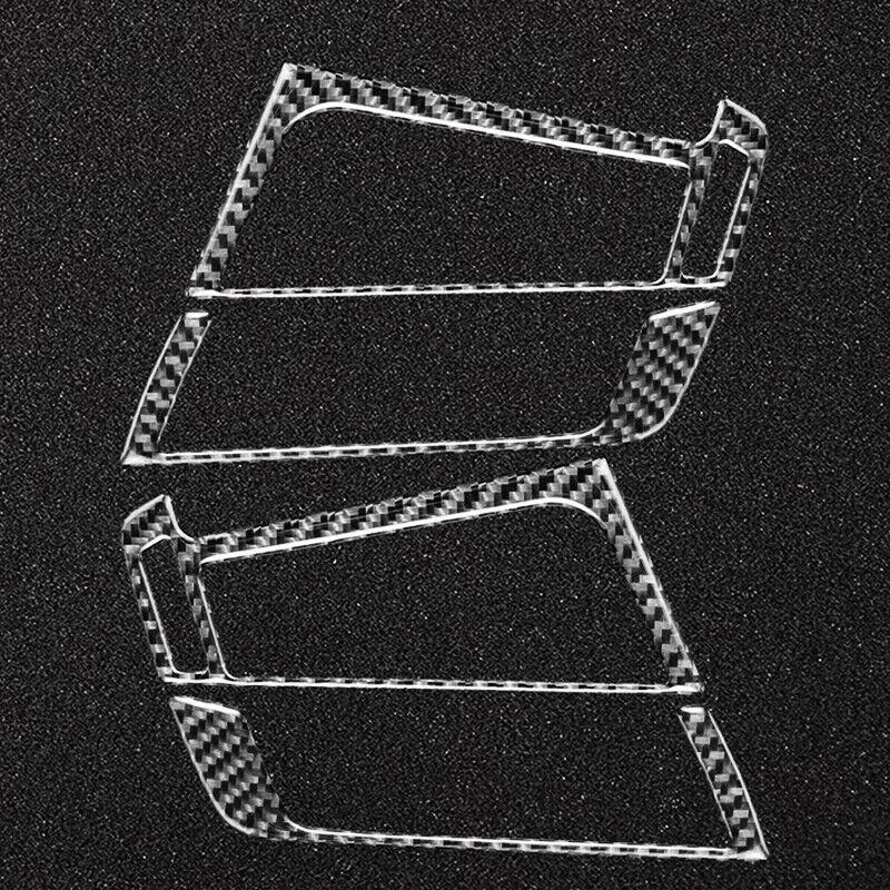 Real Carbon Fiber Car Air Vent Outlet Cover Trim For 2014-2018 BMW X5 F15 4pcs