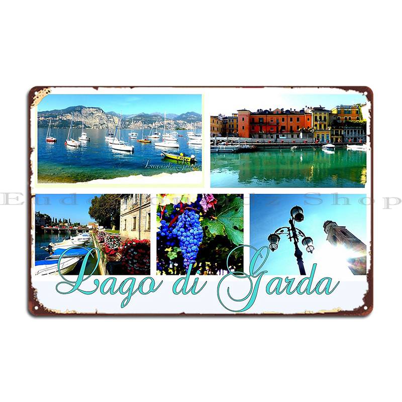 

Lago Di Garda Angel1 Metal Plaque Poster Wall Mural Funny Printed Rusty Pub Plates Tin Sign Poster 20x30cm